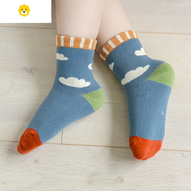 喻娄儿童袜子春秋季宝宝中筒袜婴童中小童男童女童袜可爱