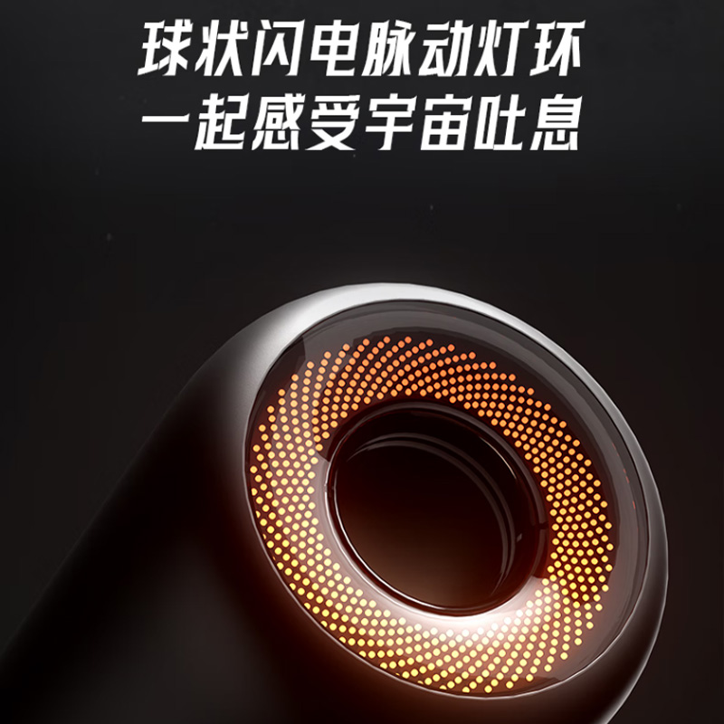 康夫电吹风机速干护发高速负离子自清洁智能温控脉动灯环灰色S9高清大图