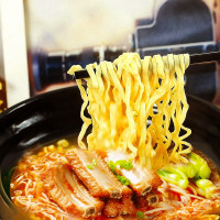 公仔面5连包清炖排骨味580g*2面耐煮面面条5袋劲爽拉面泡面