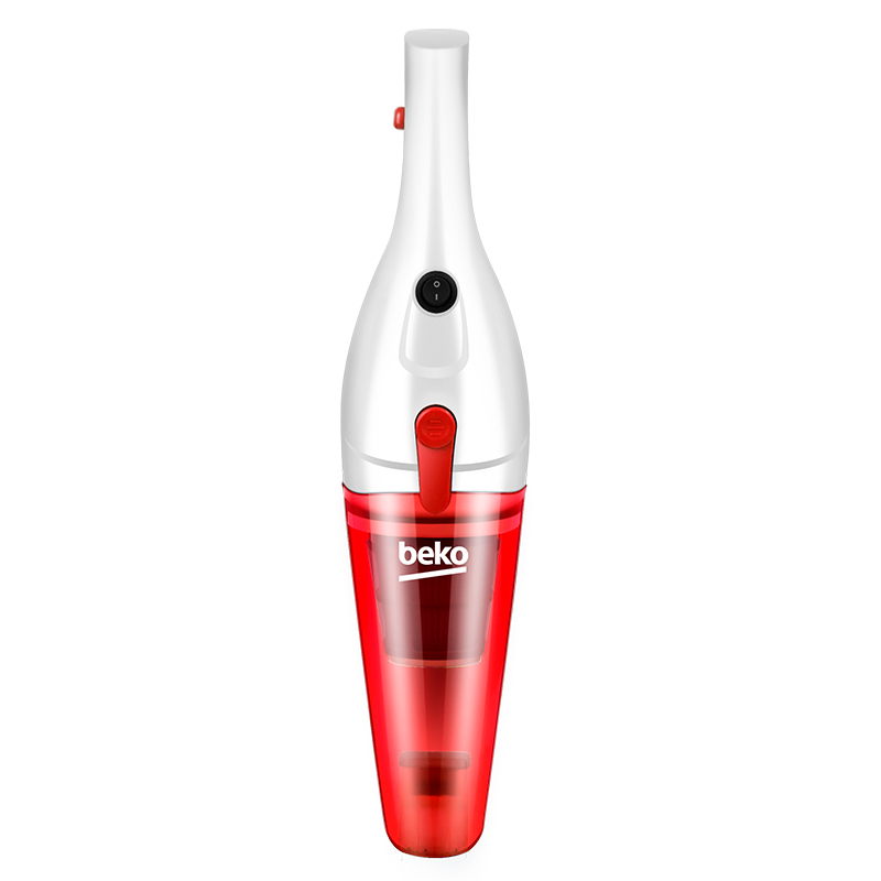英国倍科(BEKO) 家用手持吸尘器 大吸力轻音手持式地毯强力除螨小型车载 VCS 10906 R红色高清大图