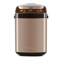柏翠（Petrus)PE9800全自动和面家用面包机 双撒料多功能静音 彩钢机身