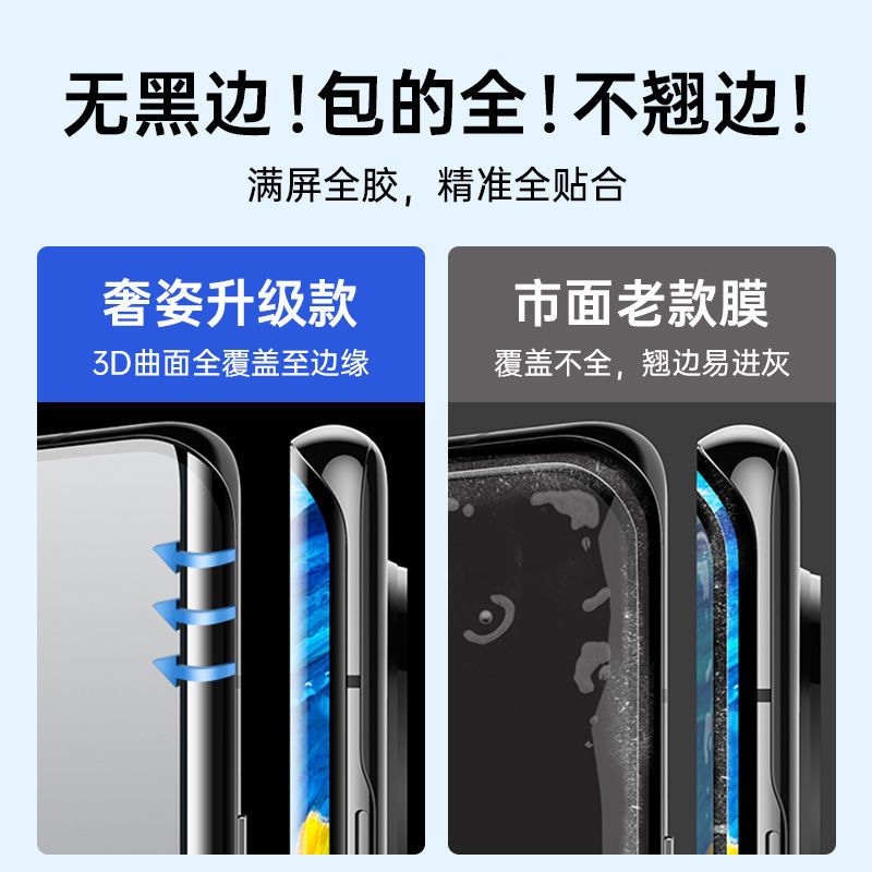 华为p50pro 2片装【超清款】水凝膜*指纹秒解锁 华为p40pro水凝膜mate40pro+全包50软膜p30量子m