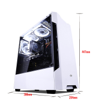 宁美国度 九代6核i5 9400F/GTX1050Ti升GTX1650 4G 酷睿 创意设计主机 台式DIY组装机电脑