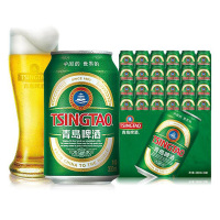 青岛啤酒 (TSINGTAO) 经典(11度)330ml*24罐 整箱装