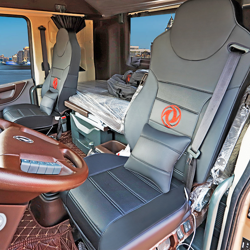 敬平坐垫东风天龙专用座套vl货车kl四季天锦装饰kr旗舰版全包坐垫内饰