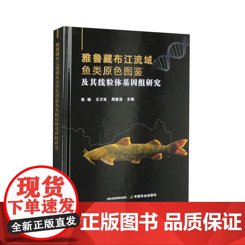 雅鲁藏布江流域鱼类原色图鉴及其线粒体基因组研究 张驰,王万良,周建设 编 中国农业出版社9787109307391高清大图