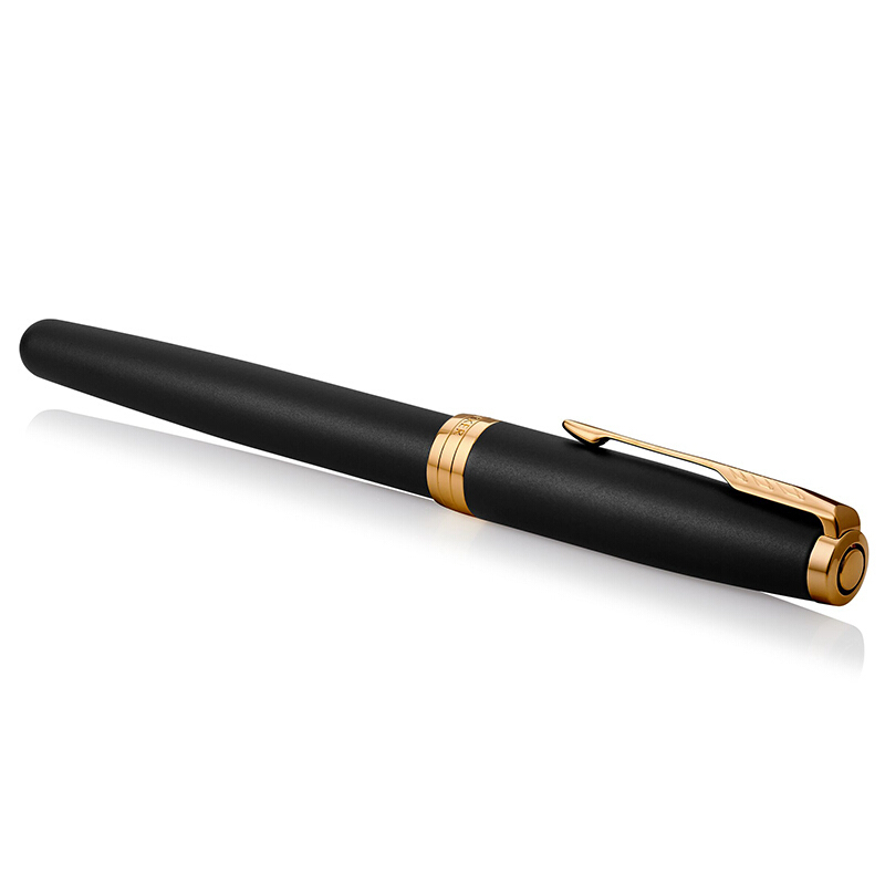 派克(PARKER) 2015卓尔磨砂黑杆金夹 墨水笔 钢笔(Z)