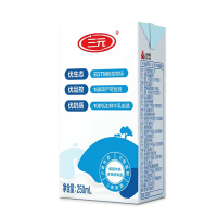 三元小方白纯牛奶250ml*16盒 新老包装交替 【8月新货】
