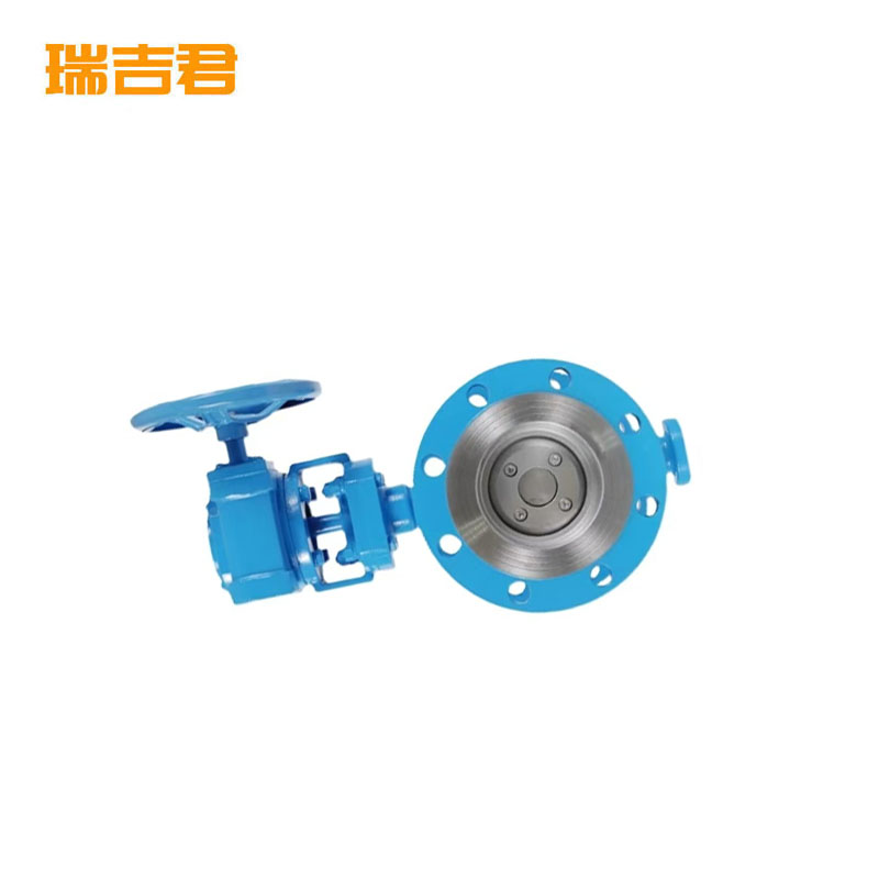 瑞吉君 法兰铸钢蝶阀 DN80 个高清大图