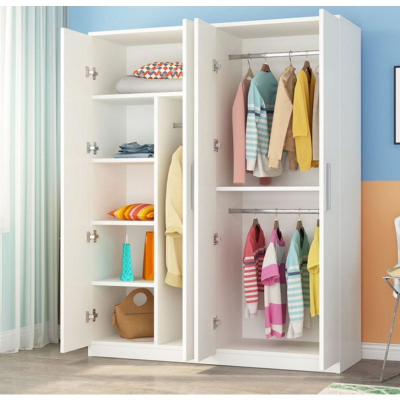 梦强衣柜收纳柜塑钢柜mq0764宿舍7552190