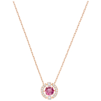 Swarovski 施华洛世奇 明星同款跳动的心 红钻 水晶项链女士项链 送女友礼物 海外正品 5279421