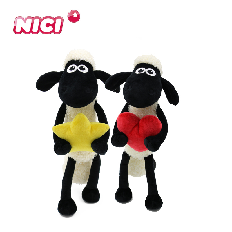 小羊肖恩 NICI 红心肖恩公仔 88991