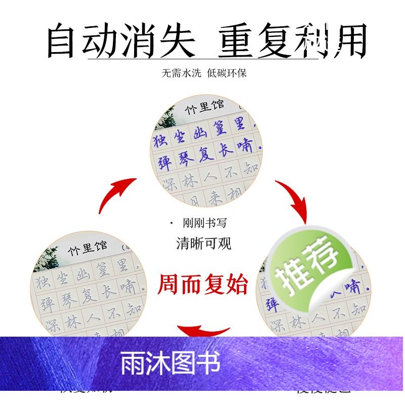 [正版]控笔字贴大人行楷字帖硬笔女生行楷速成古风练字秘籍练字神器字帖练字帖凹槽反复使用练字板控笔训练字帖高清大图