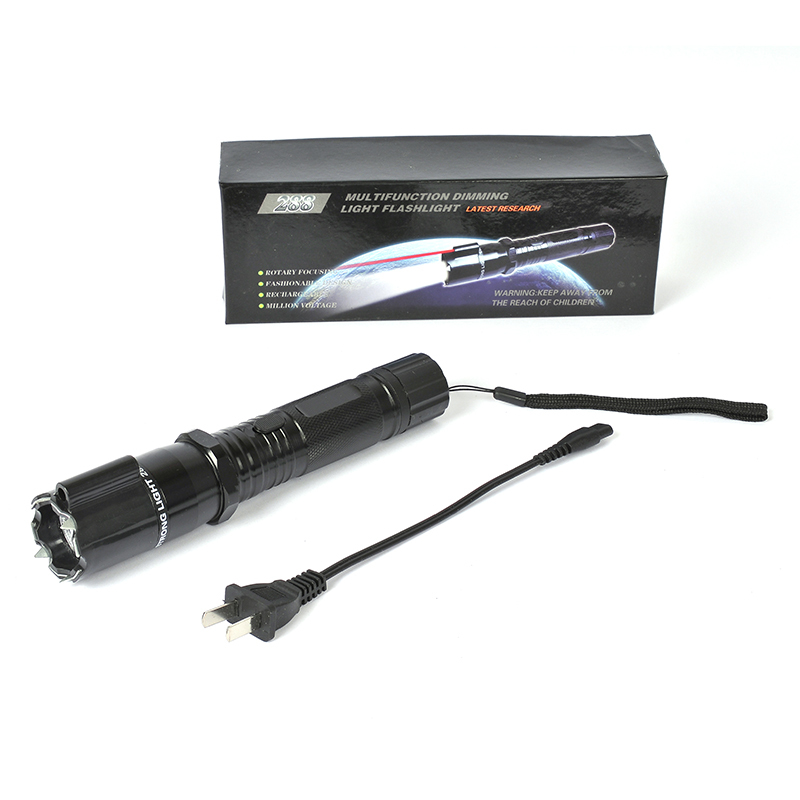 战术野人谷288型电棍户外高压电击器防身电棒