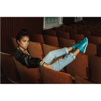 REEBOK锐步女鞋 FREESTYLE HI METALLIC【美国直邮正品】性高帮女板鞋
