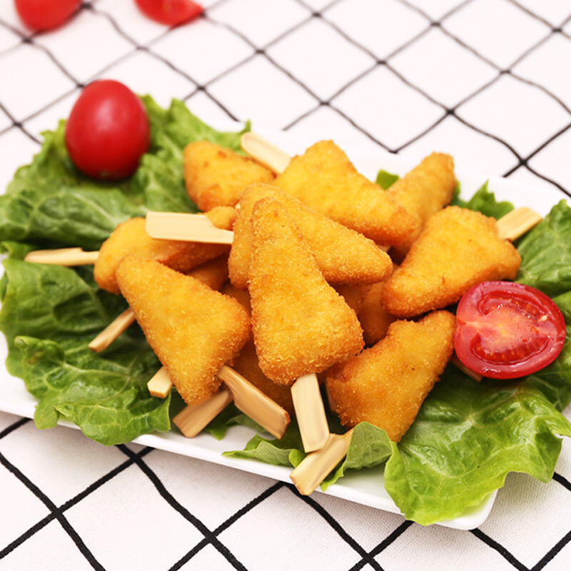 好拾味 黄金鸡柳250g 调味鸡胸肉鸡肉串 香酥鸡柳鸡棒油炸鸡柳 油炸小吃 半成品 裹粉调理品高清大图