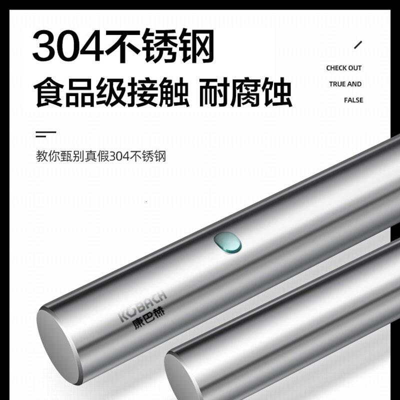 康巴赫(KBH)304不锈钢擀面杖擀面擀皮擀饺子皮擀面棍压面棍高清大图