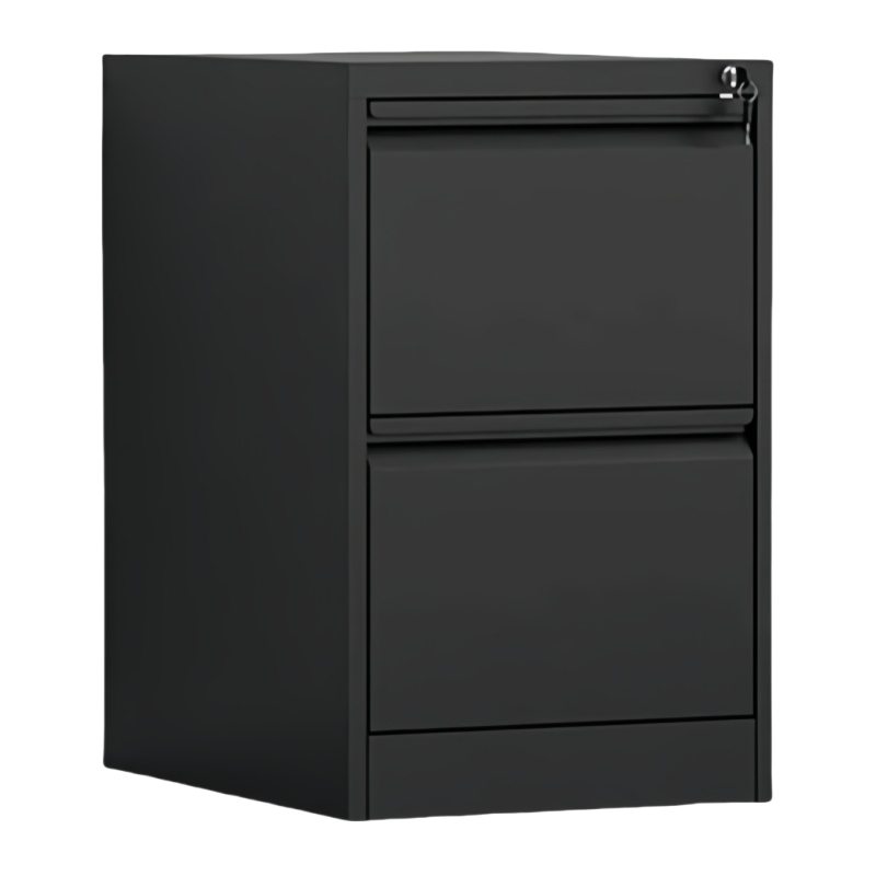珂洋 A4抽屉柜 二斗(黑色) 台高清大图