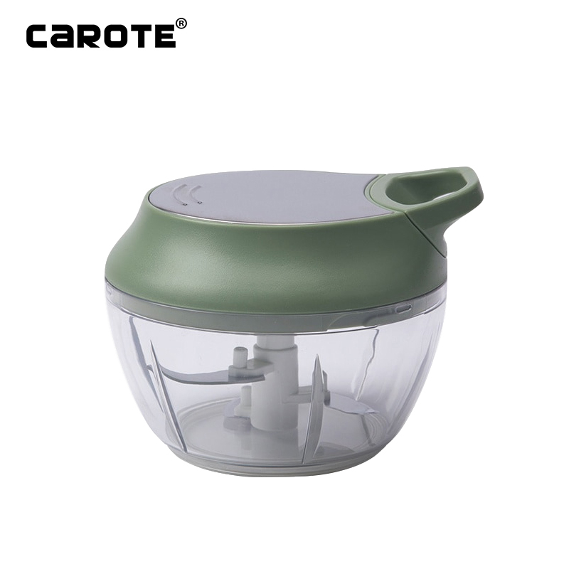 【上新】Carote手动绞菜机搅拌蒜泥家用厨房搅蒜器碎菜切菜神器 绿色小号