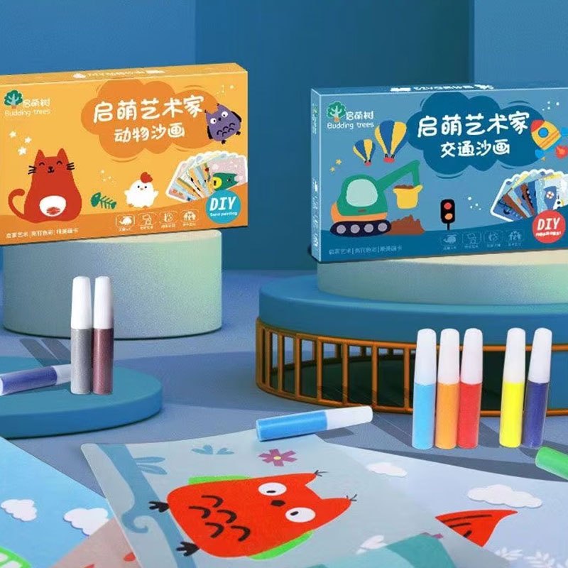 童启萌 恐龙沙画 0021A-1-C