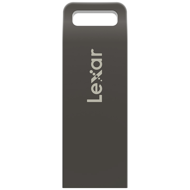 雷克沙(Lexar)M37 U盘64GB 高速USB3.0读速100MB/s写速30MB/s小巧便携 坚固金属外壳 灰色