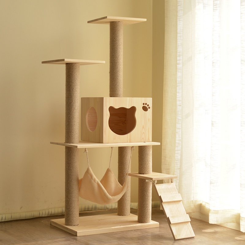 多省实木猫爬架实木猫窝猫树猫玩具猫用品猫咪家具猫爬树（请先与客服确认再）