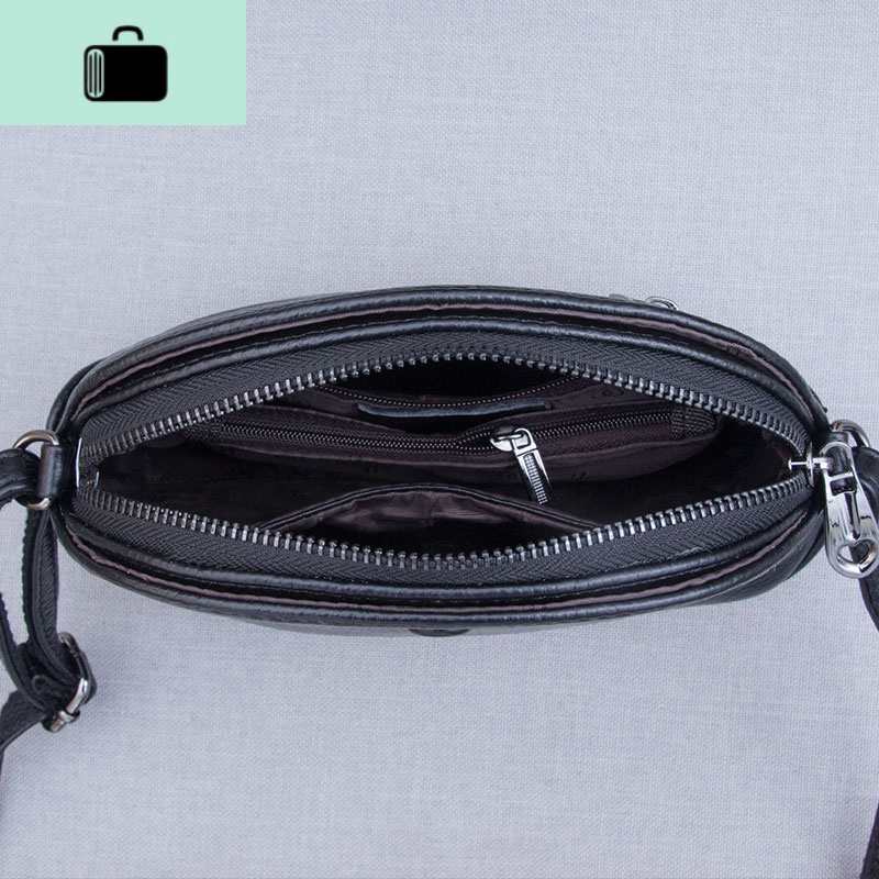 斜挎小包包女2020新款韩版百搭真皮单肩包时尚洋气牛皮迷你贝壳包NEWLAKE高清大图