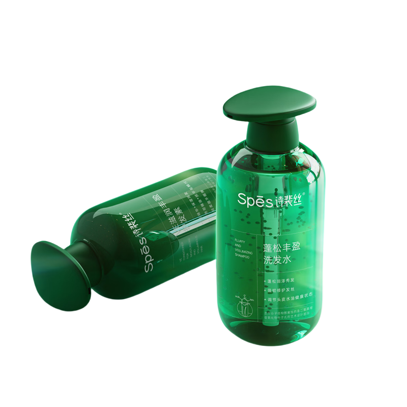 诗裴丝蓬松丰盈洗发水+护发素 500ml*2高清大图