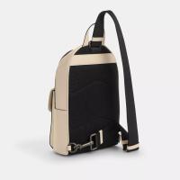 COACH/蔻驰男士锁扣斜挎包宽开口可扩展兼容平板电脑手提肩背两用