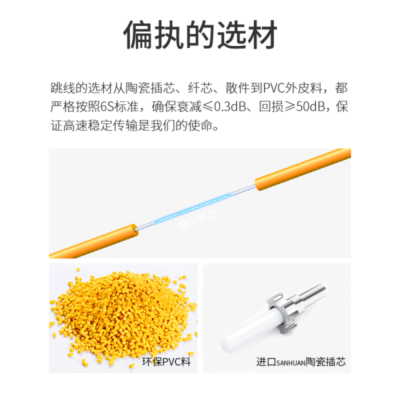 博扬(BOYANG)BY-5211SM电信级光纤跳线st-sc5米单模单芯低烟无卤环保光纤线收发器尾纤