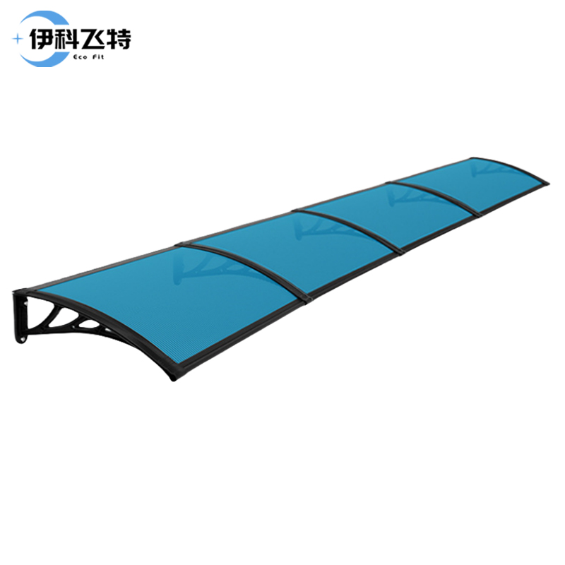 伊科飞特塑钢雨篷 户外阳台棚4000*1000*270mm个