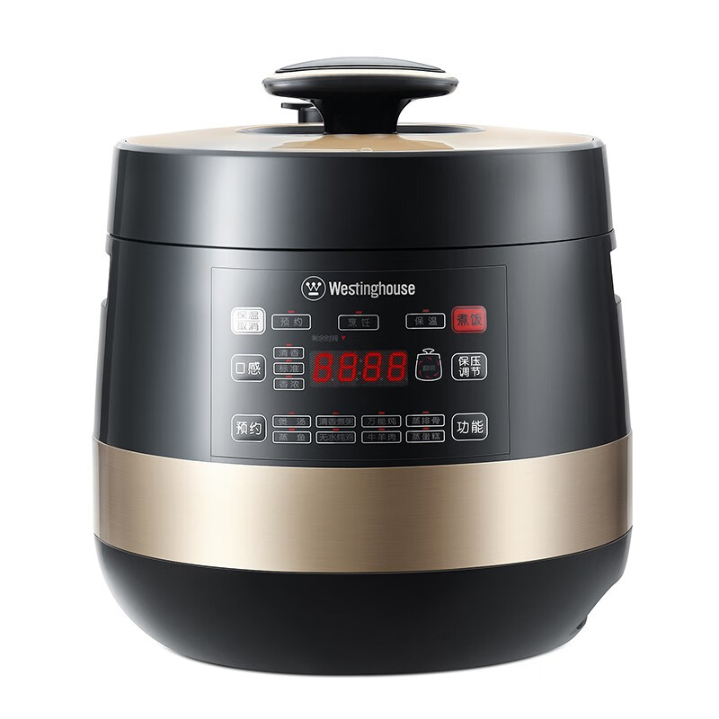 西屋(Westinghouse)电压力锅智能预约电压力锅加厚不粘内胆5L多功能电饭锅WYL-0501