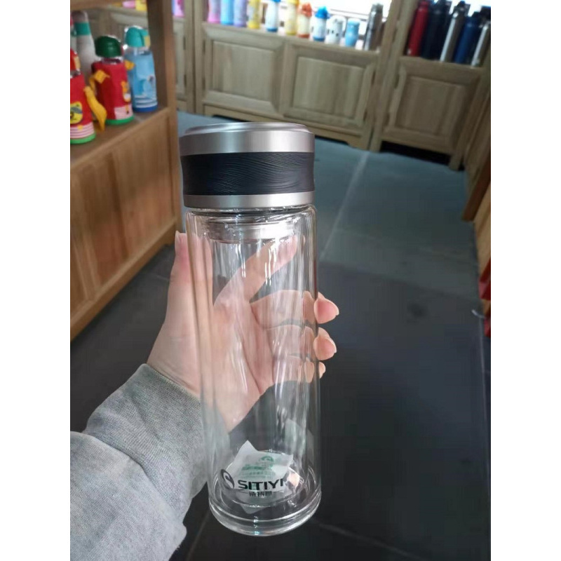 鑫缇乐 玻璃 水杯 定制logo