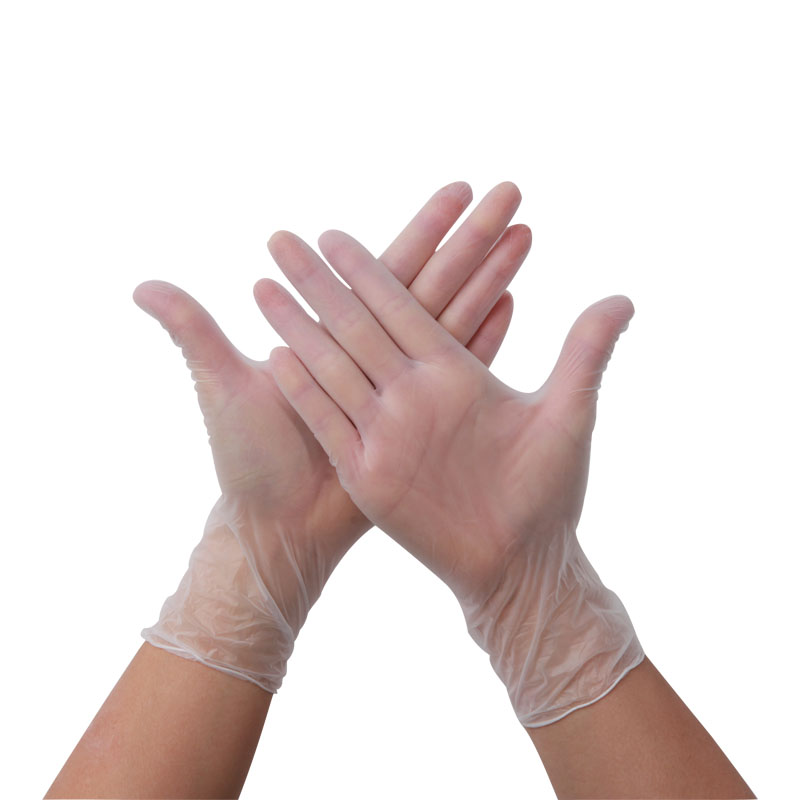 透明色pvc100只/盒 xs|一次性手套乳胶儿童丁腈pvc防水洗碗消毒家务薄