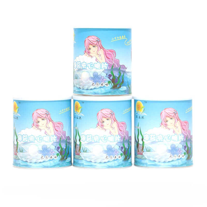 【巴旦木/芝麻】2种口味【6罐】山水说夹心海苔罐装即食儿童芝麻原味炒米巴旦木南瓜子40克罐装