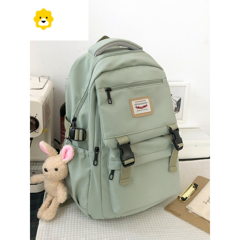 fenghou书包中学生初中生大容量女ins大学生百搭校园背包电脑旅行双肩