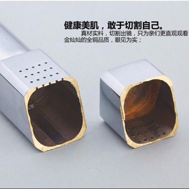单条1.5米加密防爆管 浴室柜铜喷头一字不锈钢花洒淋浴洗头软管手喷抽拉式洗脸盆莲蓬头