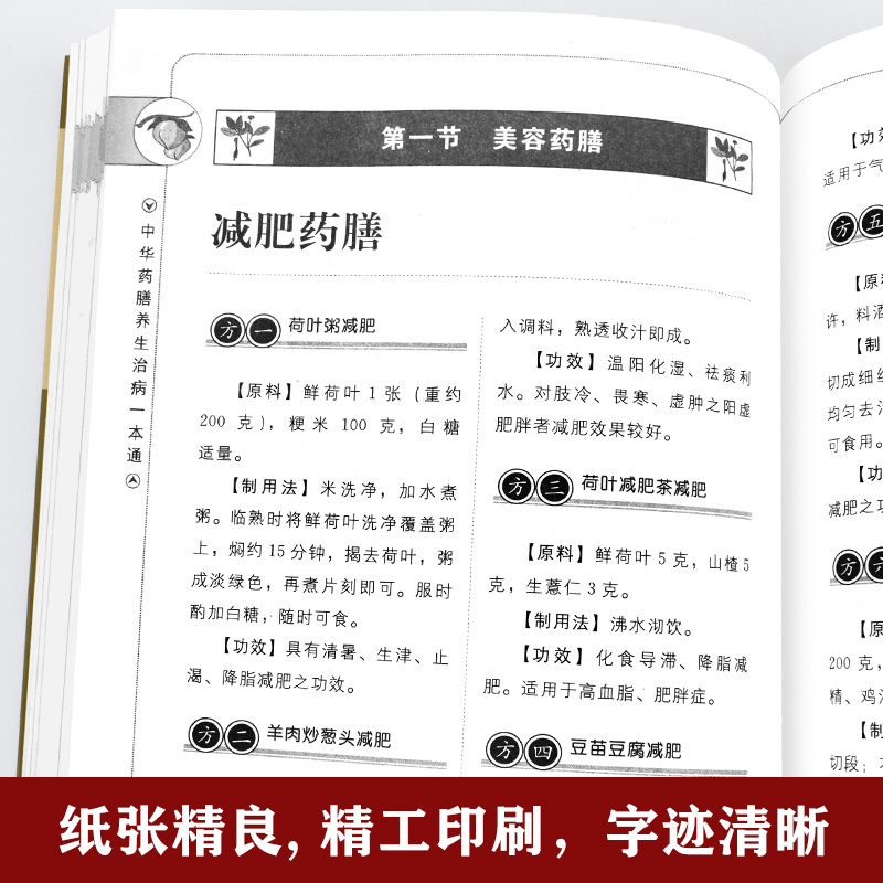 [醉染正版]正版 中华药膳养生治病一本通 中药药膳养生汤 强身健体中医食疗 家常菜谱营养餐烹饪美食食谱 家庭健康保健高清大图