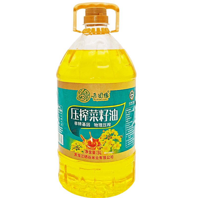 非转基因一级菜籽油5L图片