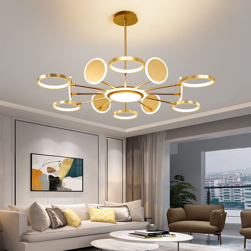 vvs美学灯新款灯具吊灯现代简约家用led客厅灯创意个性客厅大灯餐厅灯