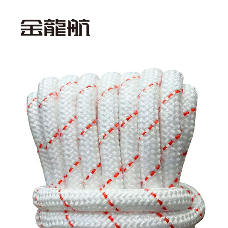 金龙航红白加粗尼龙打包绳高清大图