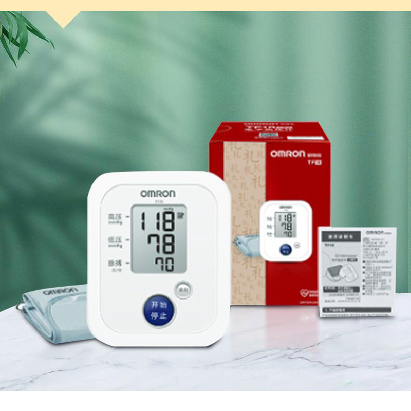 欧姆龙(OMRON)电子血压计家用上臂式智能加压 TF18