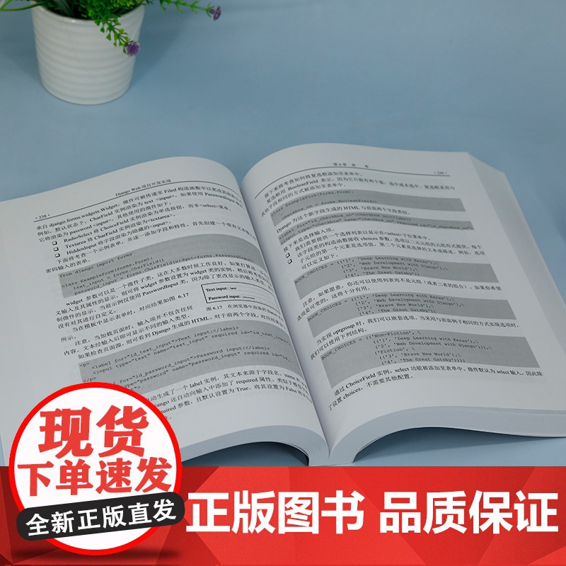 正版新书 Django Web项目开发实战 [美] 本·肖恩 等著 刘 璋 译 清华大学出版社 软件工具 程序高清大图