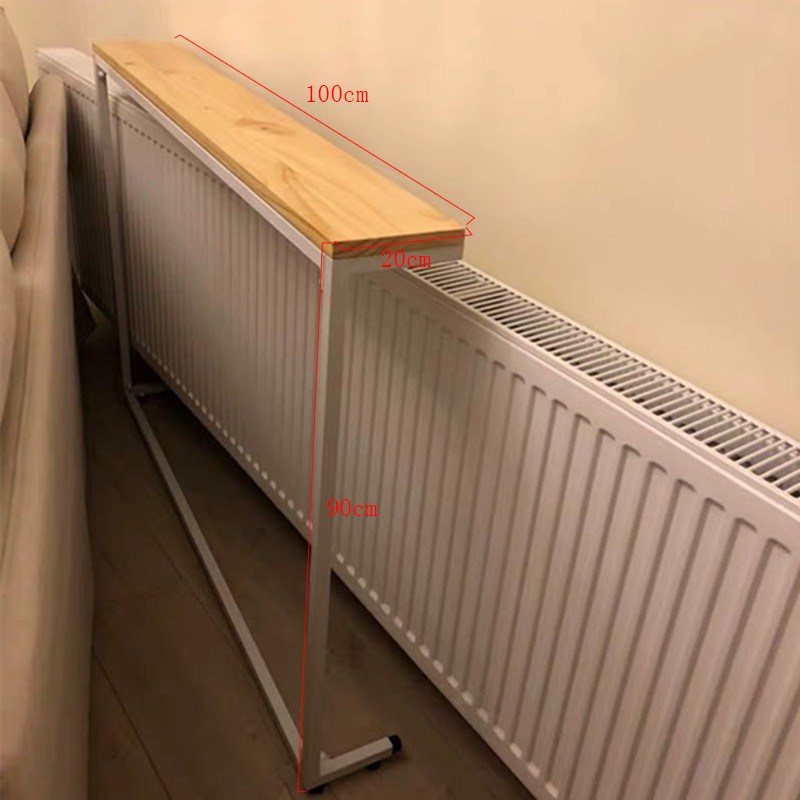 玺晴暖气片遮挡柜置物板长条桌子靠墙超窄桌20cm床夹缝架子落地餐边桌