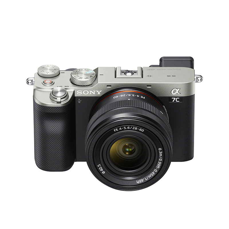索尼(SONY)Alpha 7CL 银色 全画幅微单数码相机 标准变焦镜头FE 28-60mm F4-5.6单镜头套装 银色(ILCE-7CL)