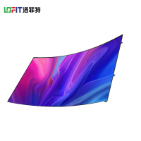 洛菲特(LOFIT)LED柔性屏P1.86全彩小间距曲面显示屏无缝拼接弧形大屏定制异形屏1平方米整包套装LFT-SR18