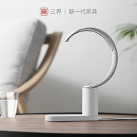 [数显版]三界茶具 新月创意台式桶装水上水器 家用电动抽水器吸水器家用饮水机自动压水器