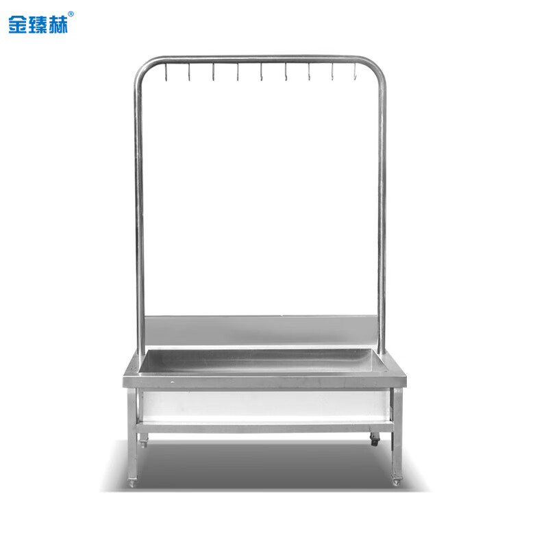 金臻赫 不锈钢拖把池 商场学校用不锈钢墩布池 单位餐厅食堂不锈钢拖把池 高架子款:1800*600*1700深度300高清大图