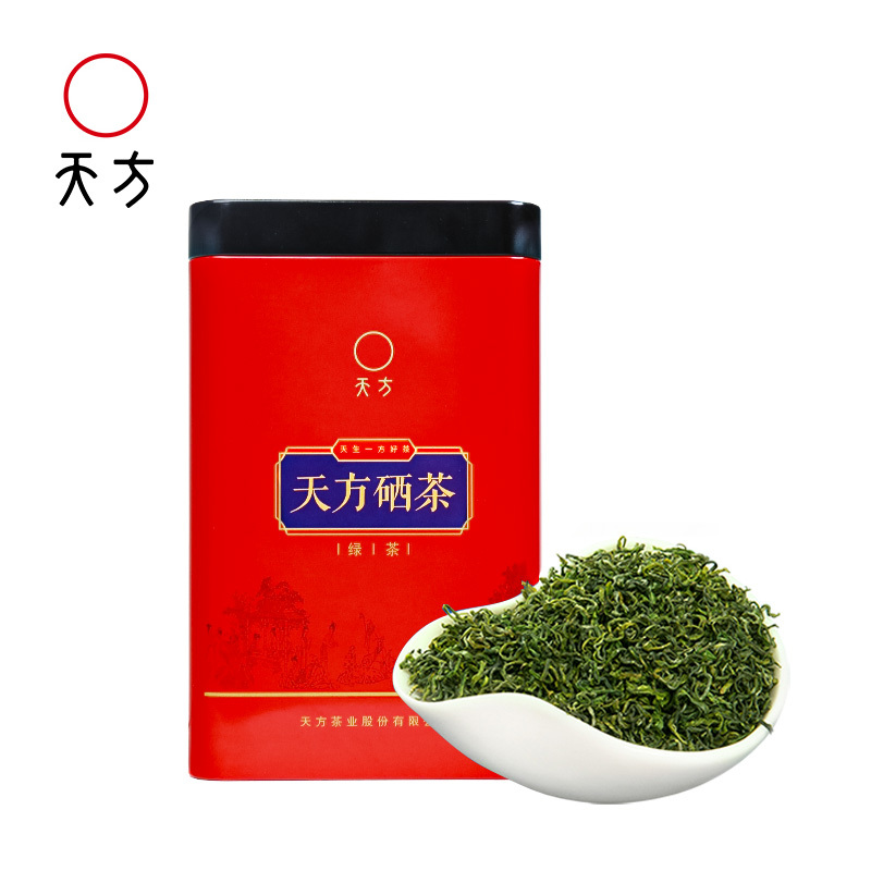 [中华特色]池州馆 2025年新茶春茶天方100g/听特级硒茶绿茶 明前特级清香型高山茶叶 石台硒茶 华东高清大图