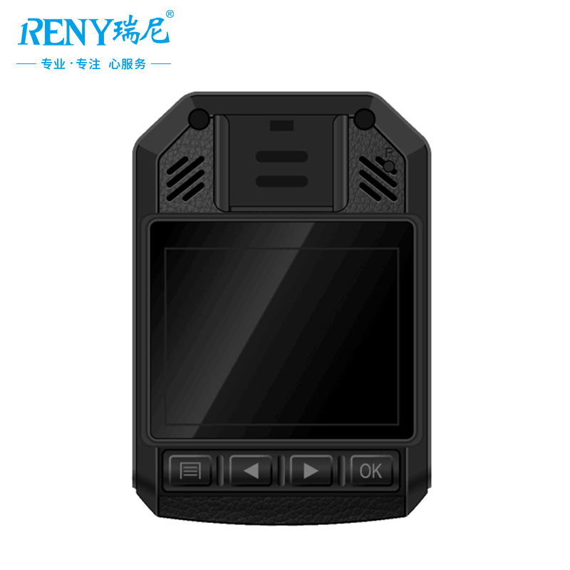 瑞尼RN-A3S工作执法记录仪128G内存长续航安保物业实用型 激光定位红外夜视 便携微型黑色工作记录仪无对讲机功能